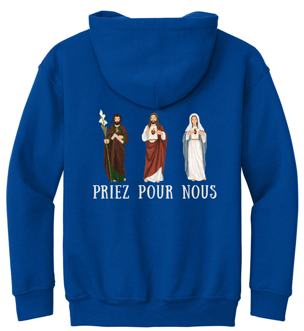 Priez pour nous | Sweat à capuche unisexe
