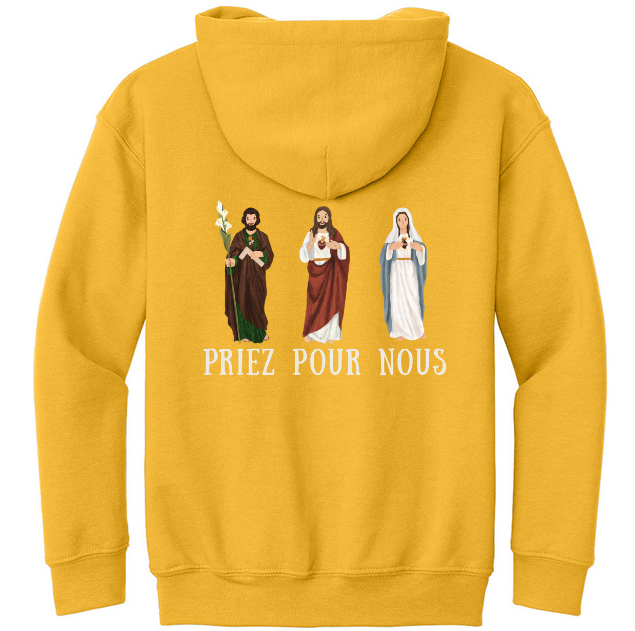 Priez pour nous | Sweat à capuche unisexe
