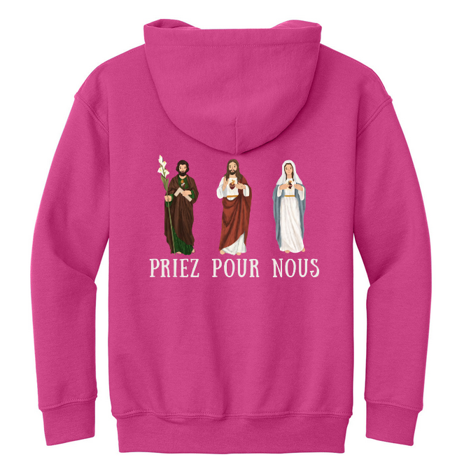 Priez pour nous | Sweat à capuche unisexe