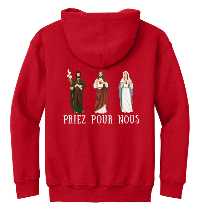 Priez pour nous | Sweat à capuche unisexe