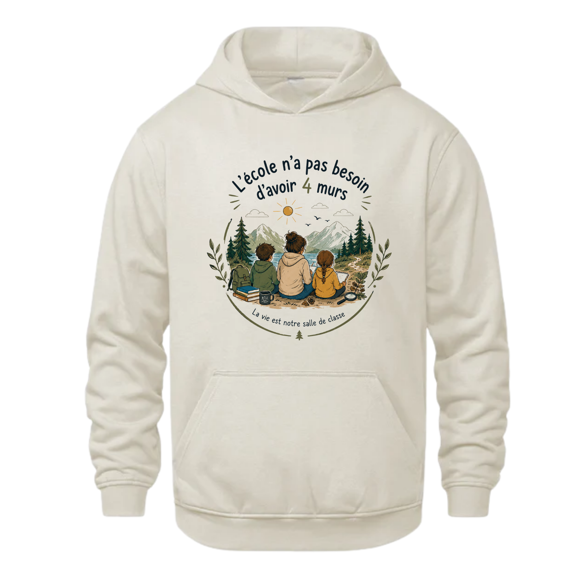 L’école de la vie | Hoodie unisexe enfant