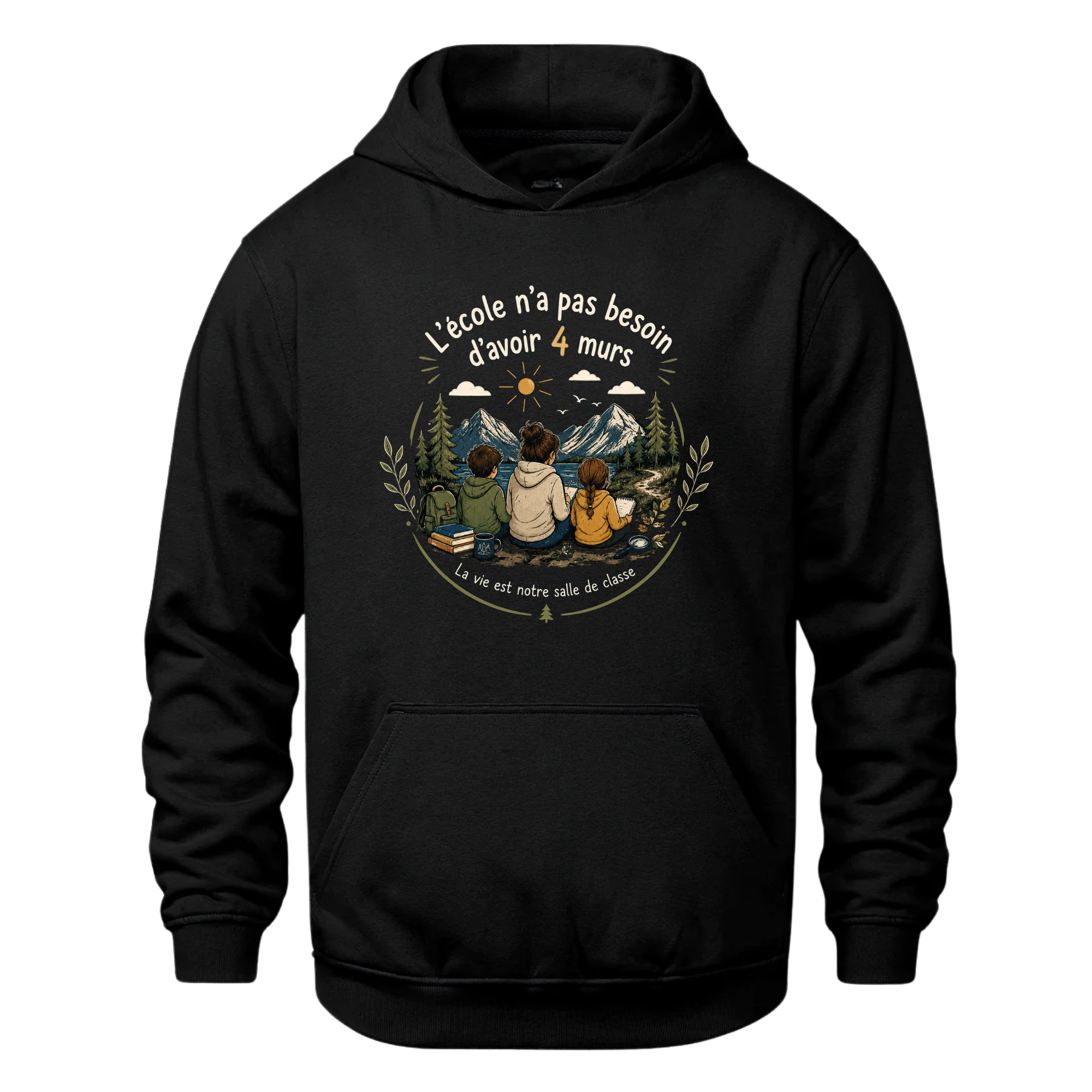 L’école de la vie | Hoodie unisexe enfant