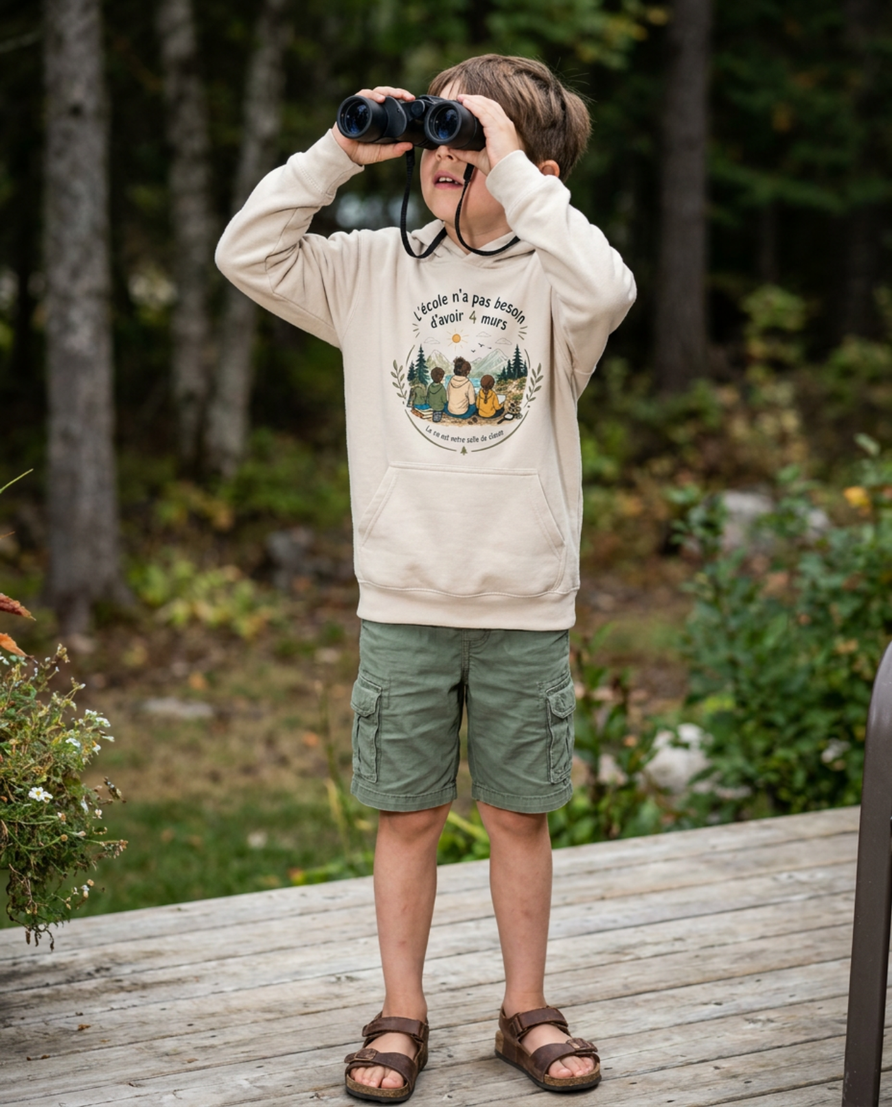 L’école de la vie | Hoodie unisexe enfant