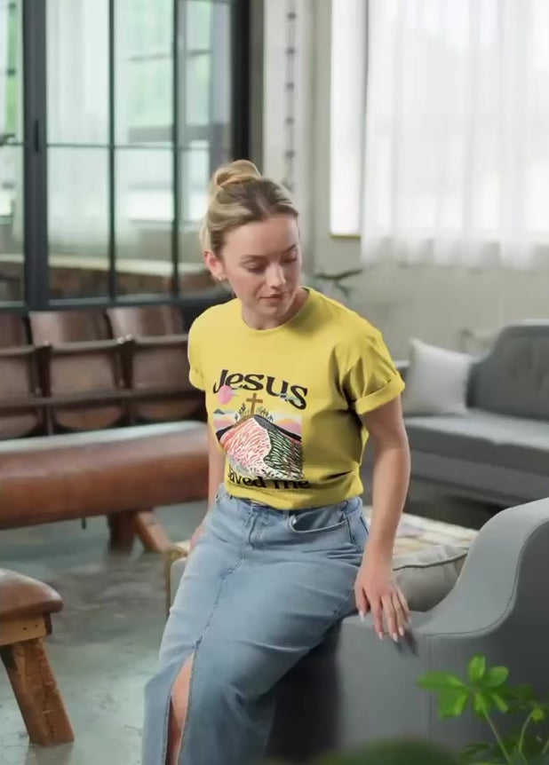 Jesus saved me | T-shirt femme